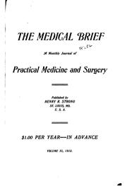 Cover of: Medical Brief by 