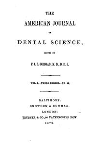 Cover of: American Journal of Dental Science