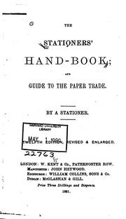 Cover of: The Stationers