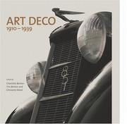 Cover of: Art deco 1910-1939 by edited by Charlotte Benton, Tim Benton, and Ghislaine Wood.
