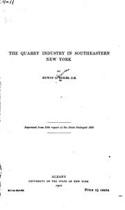 Cover of: The Quarry Industry in Southeastern New York