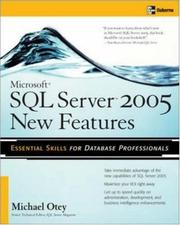 Cover of: Microsoft SQL Server 2005 new features by Michael Otey