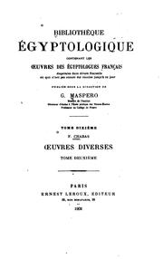 Cover of: Oeuvres Diverses publiées by 