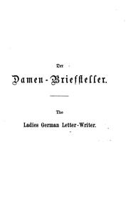 Cover of: Der Damen-Briefsteller