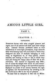 Amico's little girl by M Montgomery - Campbell