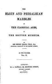 Cover of: Elgin and Phigaleian Marbles