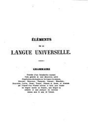 Cover of: Cours complet de langue universelle .. by 