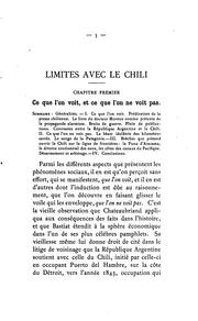 Cover of: Limites avec le Chile: ce que l'on voit, et ce que l'on ne voit pas; l ...