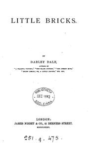 Cover of: Little bricks, by Darley Dale