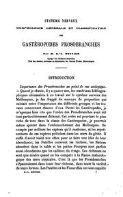 Cover of: Système nerveux, morphologie générale et classification des gastéropodes prosobranches