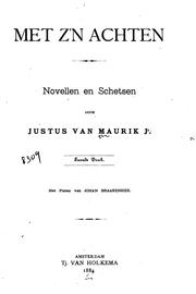 Met z'n achten: novellen en schetsen by jr Justus van Maurik