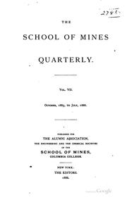 Cover of: The School of Mines Quarterly