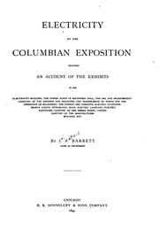 Cover of: Electricity at the Columbian Exposition: Including an Account of the ... by 