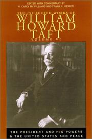 Cover of: The President and his powers by William Howard Taft