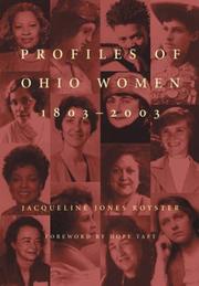 Cover of: Profiles of Ohio women, 1803-2003