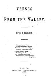 Cover of: Verses from the Valley by 