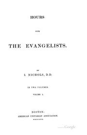 Cover of: Hours with the Evangelists