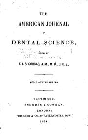 Cover of: American Journal of Dental Science by 