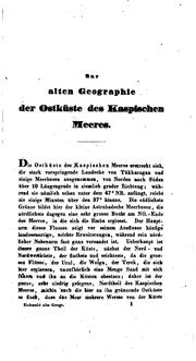 Cover of: Reise auf dem Caspischen Meere und in dem Caucasus by 