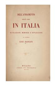 Dell' andamento delle cose in Italia by Luigi Pianciani