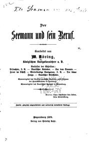 Cover of: Der Seemann und sein Beruf