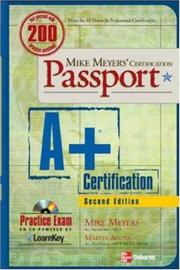 Cover of: Mike Meyers' A+ Certification Passport, Second Edition (Passport) by Michael Meyers, Martin Acuña