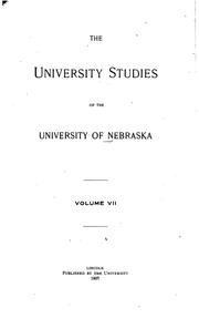 Cover of: The University Studies