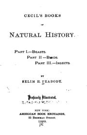 Cover of: Cecil's Books of Natural History ...