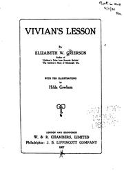 Cover of: Vivian's Lesson