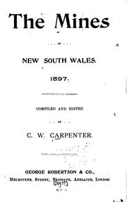 Cover of: The Mines of New South Wales. 1897