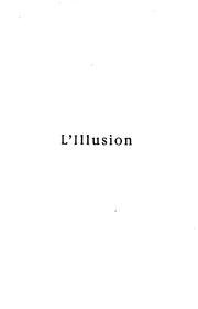 Cover of: L'illusion: [poèmes