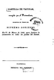 Cover of: Cartilla de vacunar