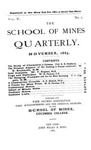 Cover of: The School of Mines Quarterly
