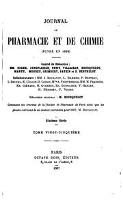 Cover of: Journal de pharmacie et de chimie