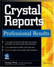Cover of: Crystal reports: professional reports