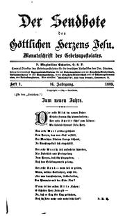 Cover of: Sendbote des göttlichen Herzens Jesu