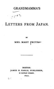 Cover of: Grandmamma's Letters from Japan