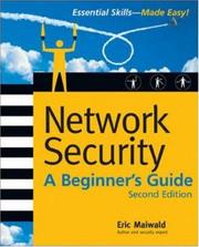 Cover of: Network security: a beginner's guide
