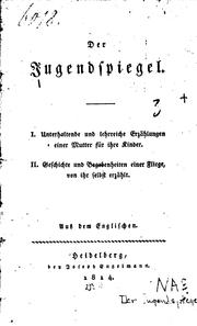 Cover of: Der Jugendspiegel: Von ihr selbst erzählt by [name missing]