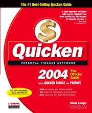 Cover of: Quicken(R) 2004 by Maria Langer