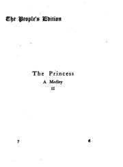 Cover of: The Princess: A Medley ...