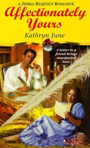 Cover of: Affectionately yours | Kathryn June