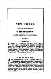 Cover of: A compendium of materia medica, pharmacy, and toxicology by 