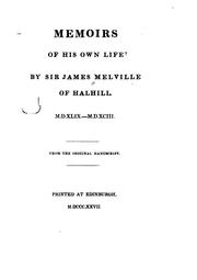 Cover of: Memoirs of His Own Life | 