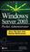 Cover of: Windows server 2003
