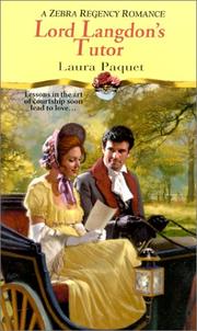 Cover of: Lord Langdon's Tutor by Laura Byrne Paquet