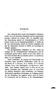 Cover of: Die Karnischen Alpen: Ein Beitrag zur vergleichenden Gebirges-tektonik. Mit einem ...