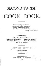 Cover of: Second Parish Cookbook by 