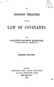Cover of: A Concise Treatise on the Law of Covenants | 