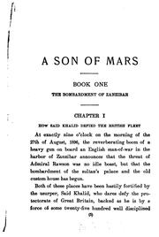 A Son of Mars by Rathborne, St. George